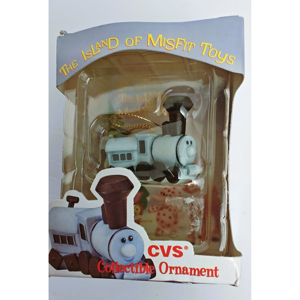 Island of Misfit Toys Misfit Train Collectible Ornament 1998 Rudolph Holiday CVS